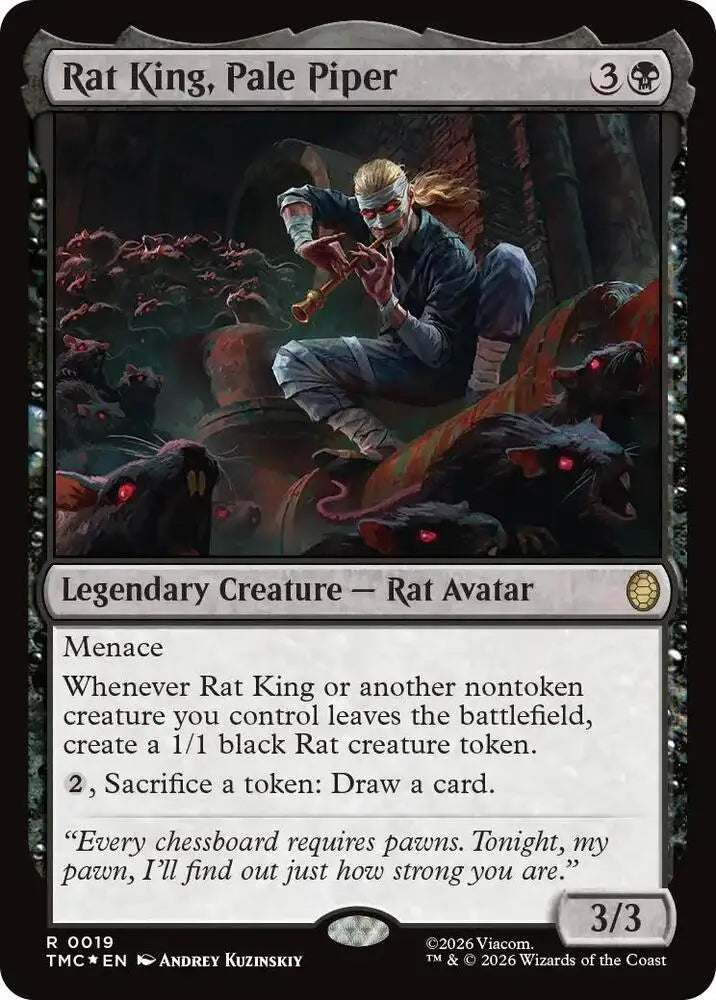 Rat King, Pale Piper (Surge Foil) (19) [Teenage Mutant Ninja Turtles Commander]