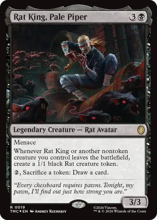 Rat King, Pale Piper (Surge Foil) (19) [Teenage Mutant Ninja Turtles Commander]