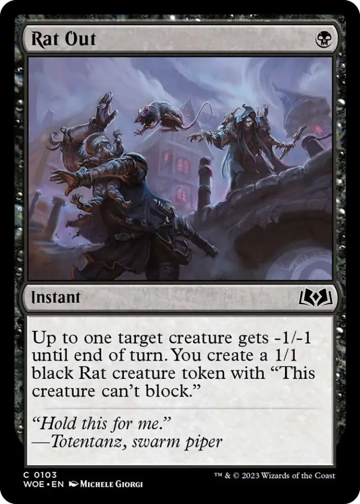 Rat Out [Wilds of Eldraine] - MTG Single