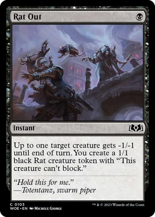 Rat Out [Wilds of Eldraine] - MTG Single