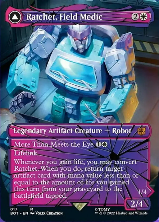 Ratchet Field Medic // Ratchet Rescue Racer (Shattered Glass) [Transformers] - MTG Single