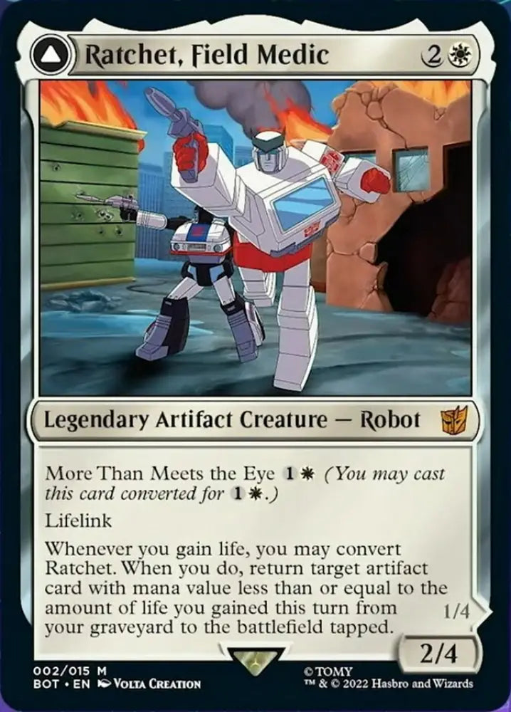 Ratchet Field Medic // Ratchet Rescue Racer [Transformers] - MTG Single