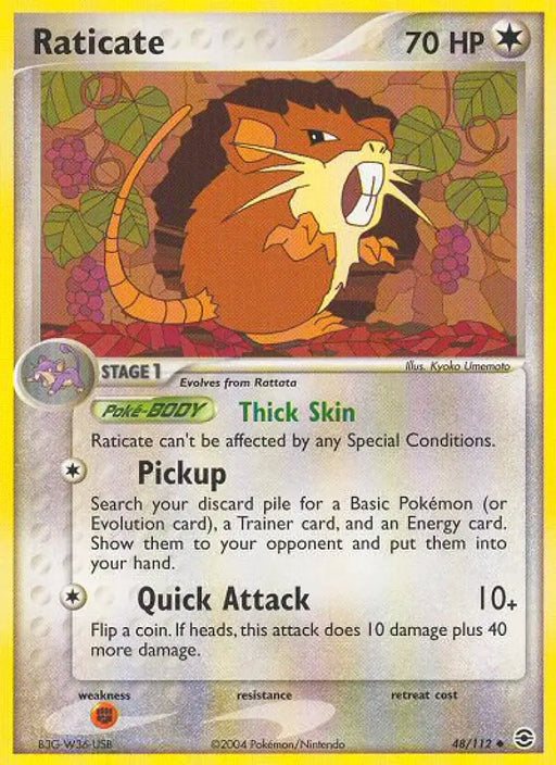 Raticate (48/112) [EX: FireRed & LeafGreen] - Pokemon Single