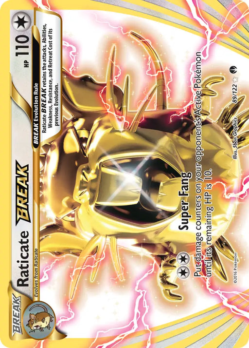 Raticate BREAK (89/122) [XY: BREAKpoint] - Pokemon Single