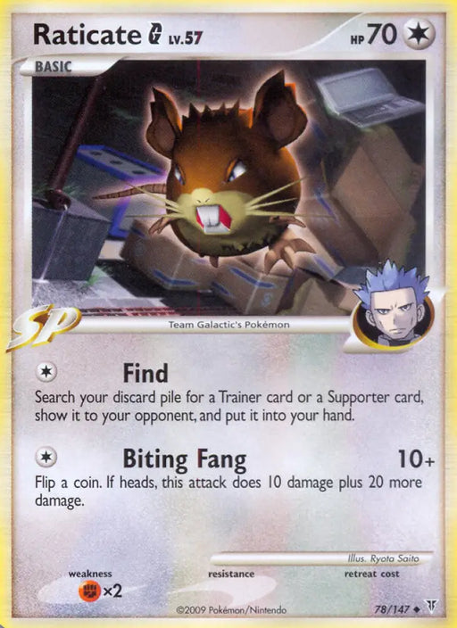 Raticate G (78/147) [Platinum: Supreme Victors] - Pokemon Single