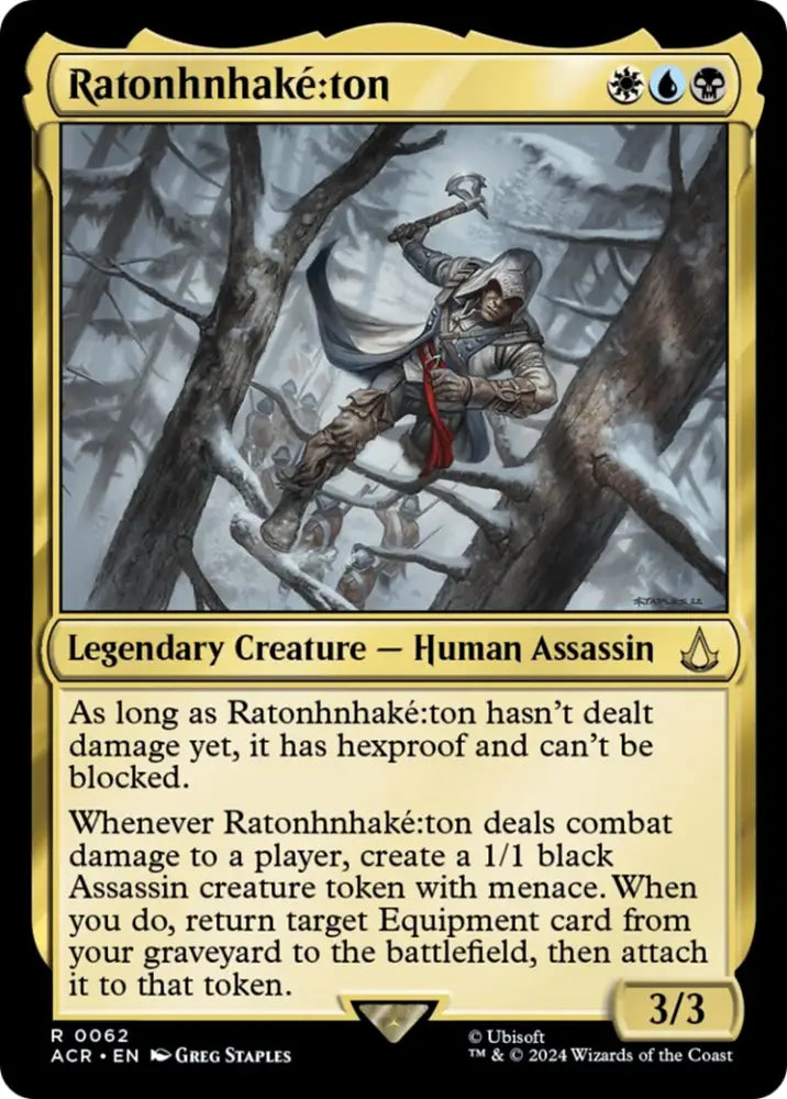 Ratonhnhake:ton [Assassin’s Creed] - MTG Single