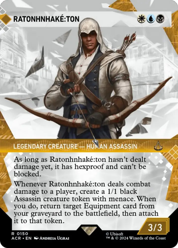 Ratonhnhake:ton (Showcase) [Assassin’s Creed] - MTG Single