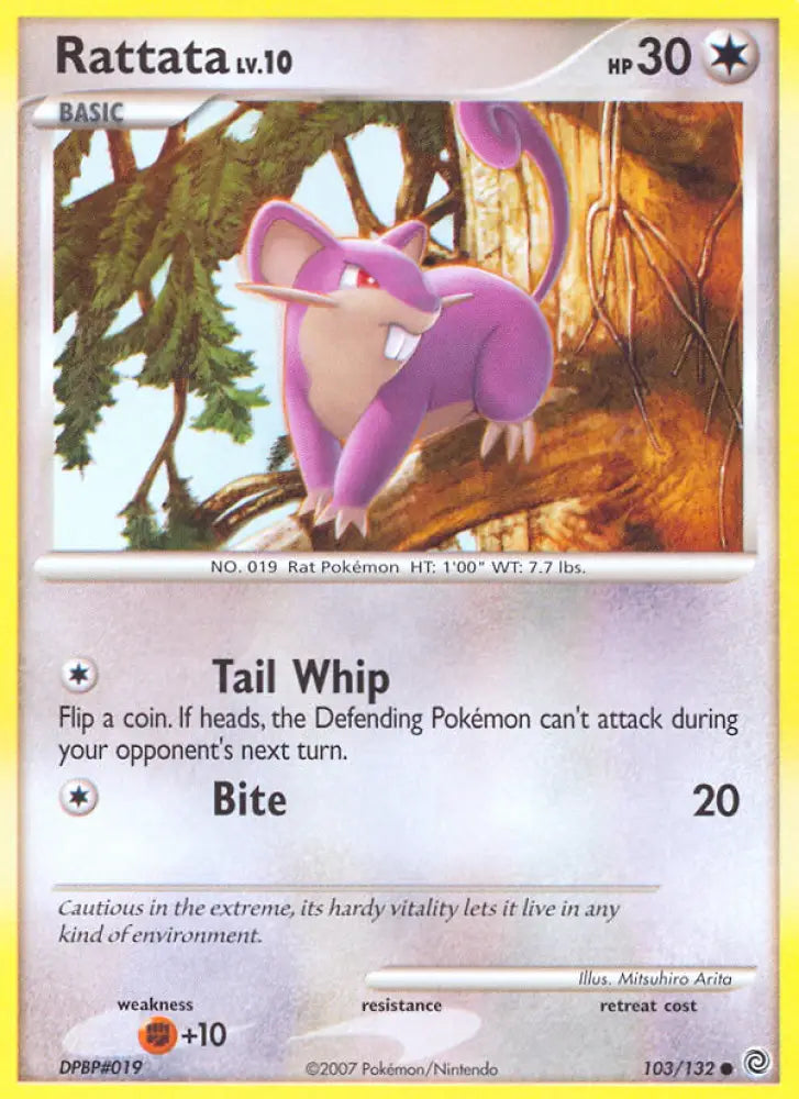 Rattata (103/132) [Diamond & Pearl: Secret Wonders] - Pokemon Single