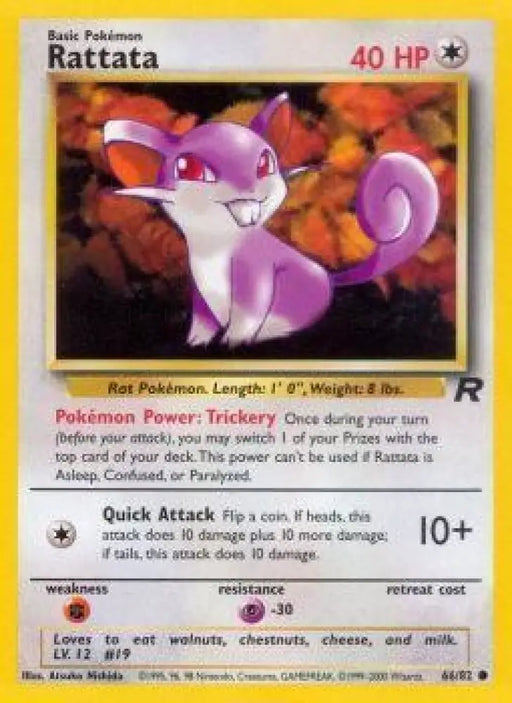Rattata (66/82) [Team Rocket Unlimited] - Pokemon Single