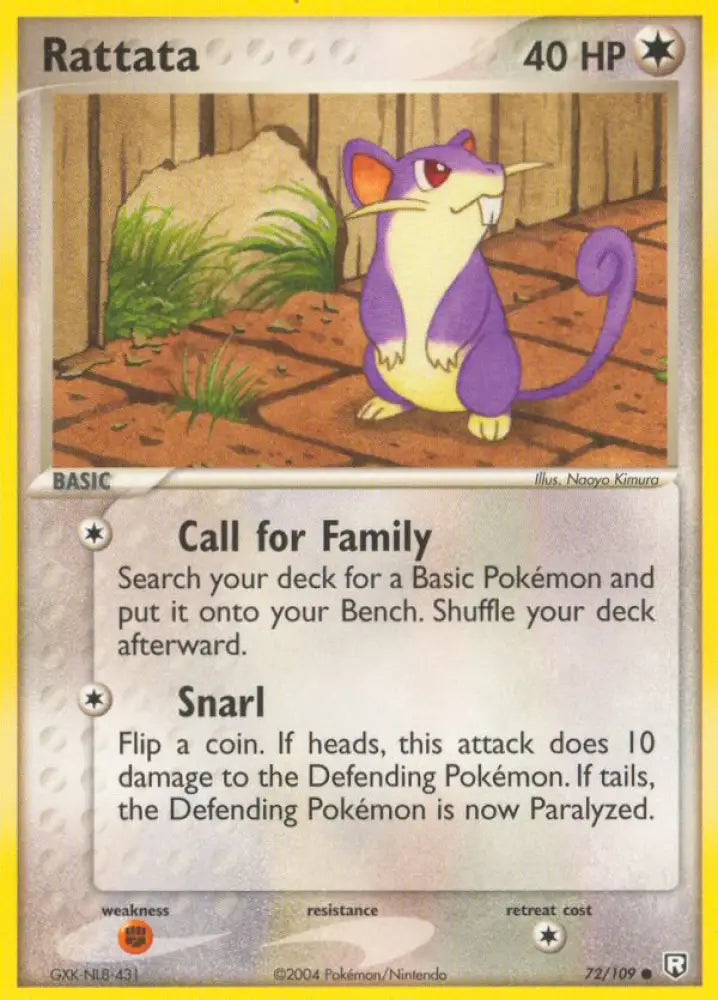 Rattata (72/109) [EX: Team Rocket Returns] - Pokemon Single