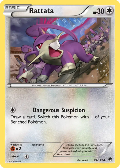 Rattata (87/122) [XY: BREAKpoint] - Pokemon Single