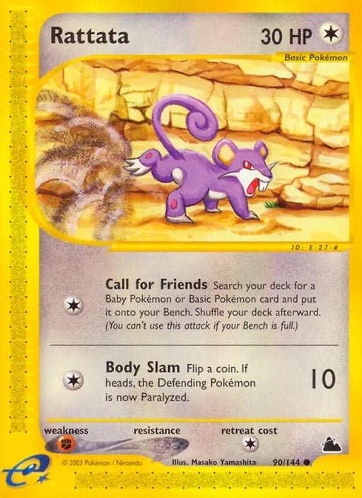 Rattata (90/144) [Skyridge] - Pokemon Single