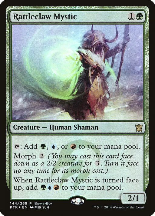 Rattleclaw Mystic (Buy-A-Box) [Khans of Tarkir Promos] - MTG Single