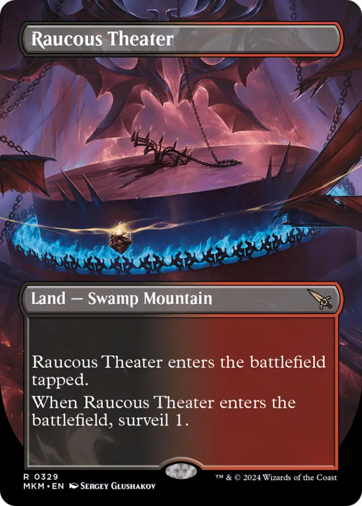 Raucous Theater (Borderless) [Murders at Karlov Manor] - MTG Single