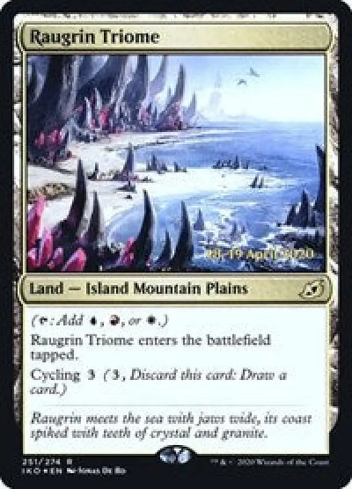 Raugrin Triome (251) [Prerelease Cards]