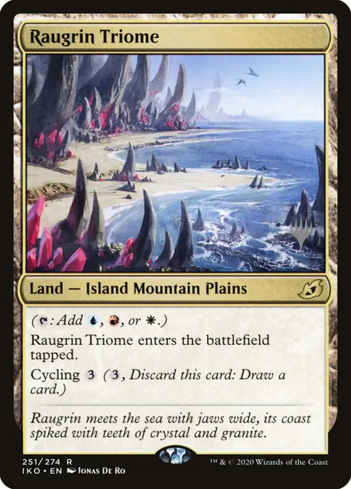 Raugrin Triome (Promo Pack) [Ikoria: Lair of Behemoths Promos] - MTG Single