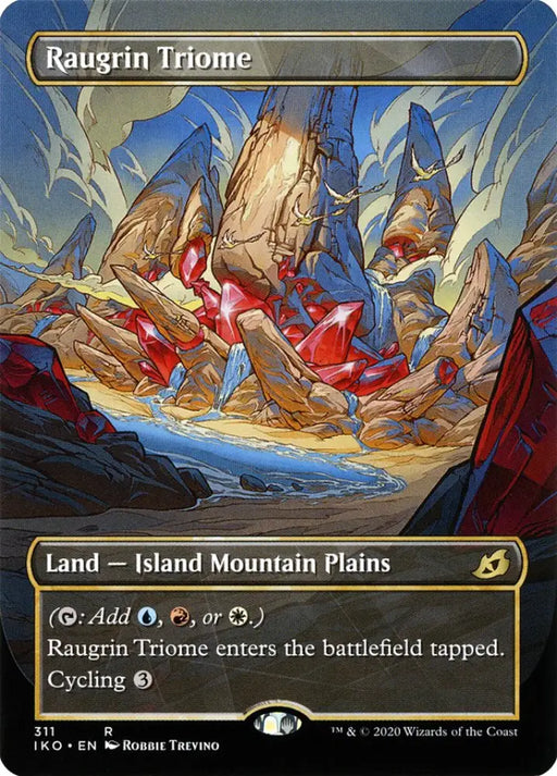 Raugrin Triome (Showcase) [Ikoria: Lair of Behemoths] - MTG Single