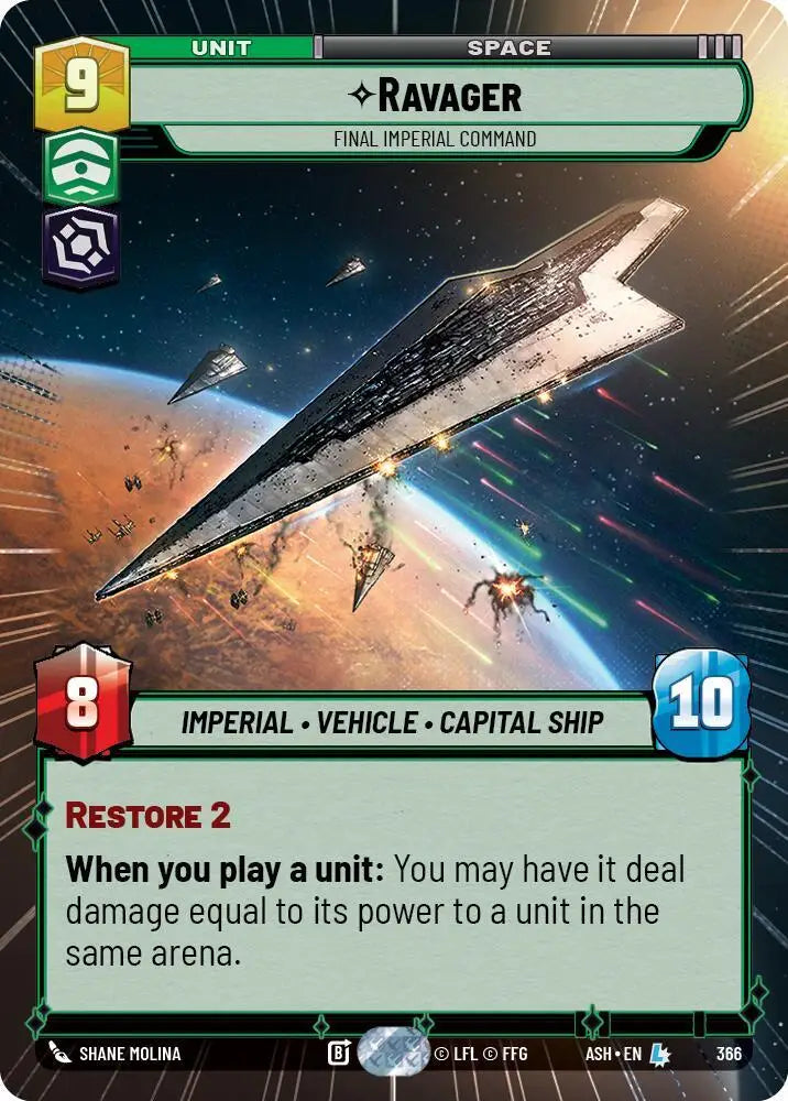 Ravager - Final Imperial Command (Hyperspace) (366) [Ashes of the Empire]
