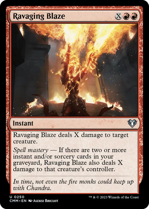 Ravaging Blaze [Commander Masters] - MTG Single