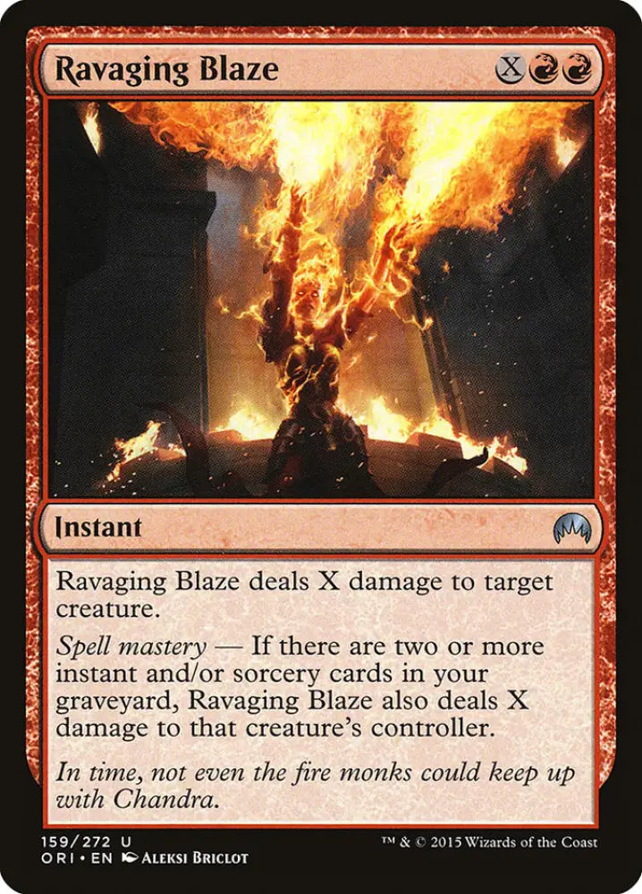 Ravaging Blaze [Magic Origins] - MTG Single