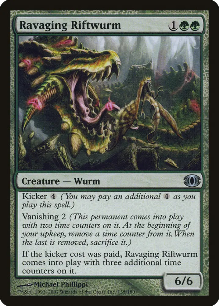 Ravaging Riftwurm [Future Sight] - MTG Single