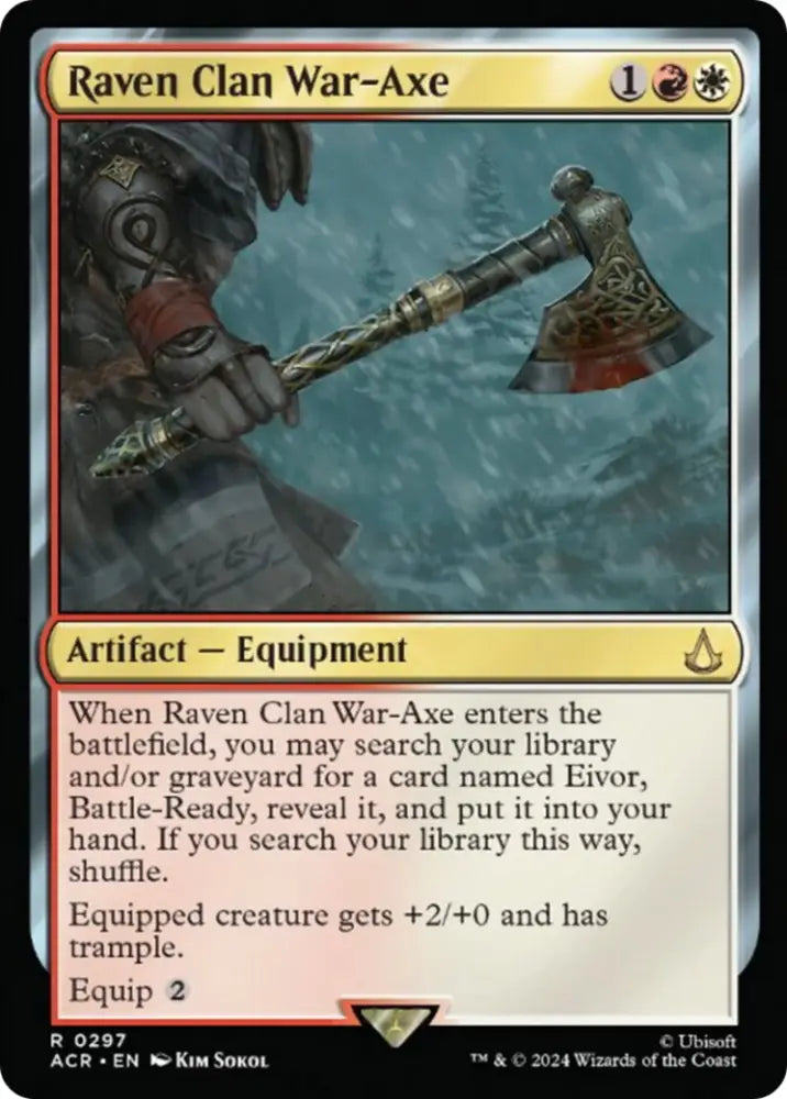 Raven Clan War-Axe [Assassin’s Creed] - MTG Single