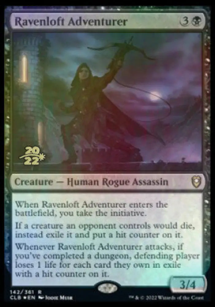 Ravenloft Adventurer [Commander Legends: Battle for Baldur’s Gate Prerelease Promos] - MTG Single