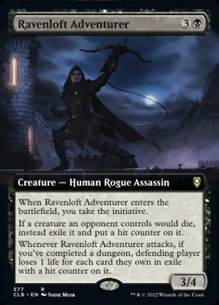 Ravenloft Adventurer (Extended Art) [Commander Legends: Battle for Baldur’s Gate] - MTG Single
