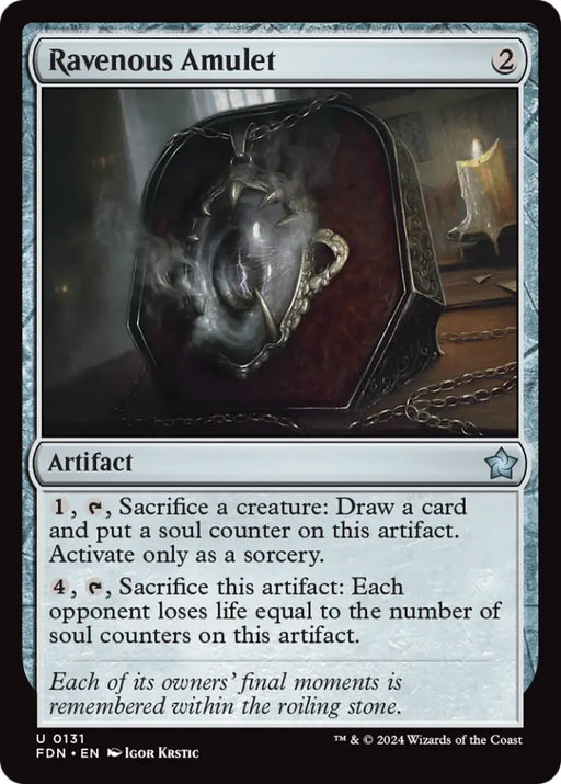 Ravenous Amulet [Foundations] - MTG Single