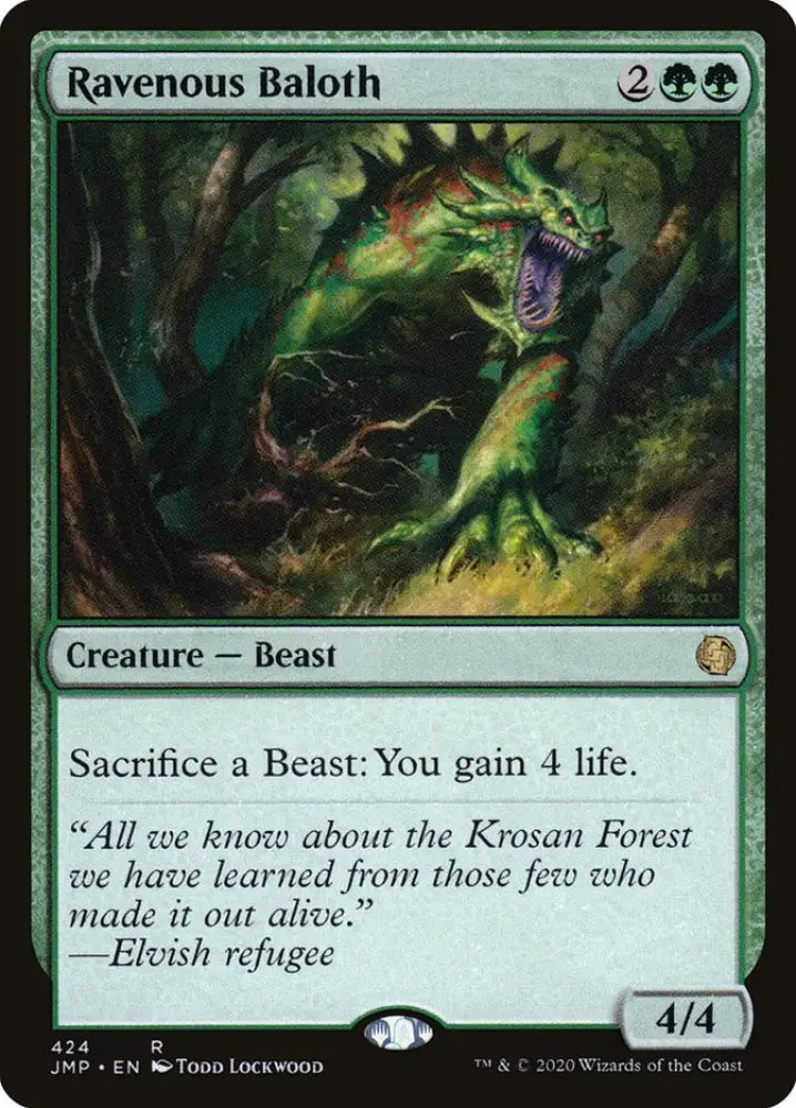 Ravenous Baloth [Jumpstart] - MTG Single
