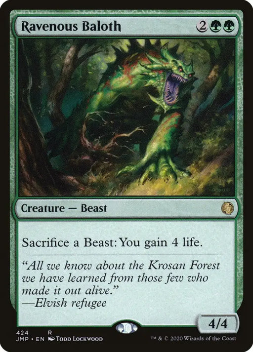 Ravenous Baloth [Jumpstart] - MTG Single
