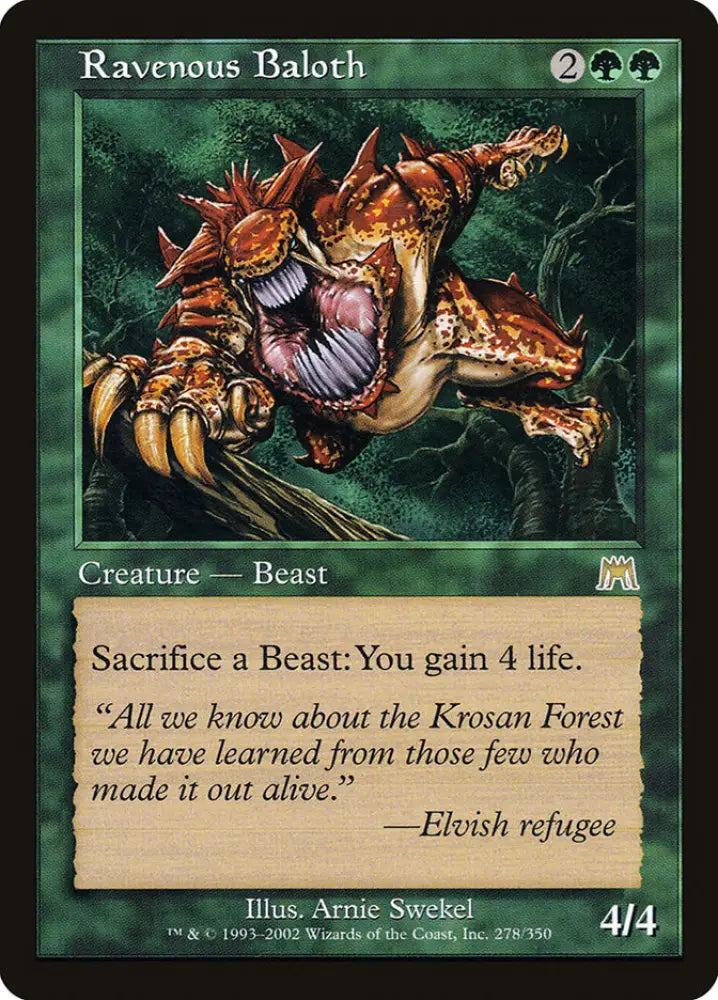 Ravenous Baloth [Onslaught] - MTG Single