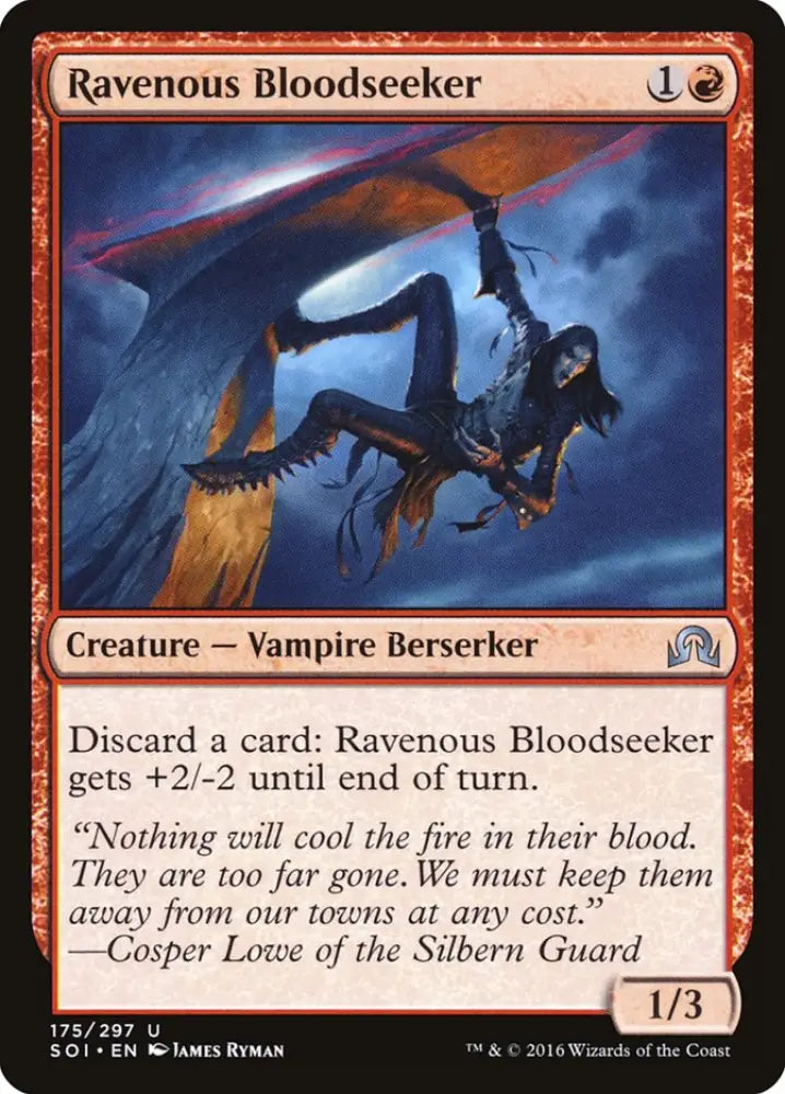 Ravenous Bloodseeker [Shadows over Innistrad] - MTG Single