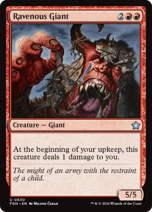 Ravenous Giant [Foundations] - MTG Single