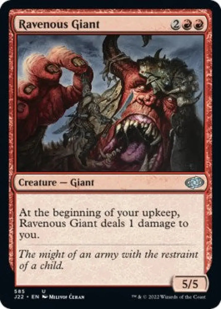 Ravenous Giant [Jumpstart 2022] - MTG Single