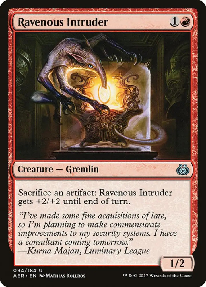 Ravenous Intruder [Aether Revolt] - MTG Single