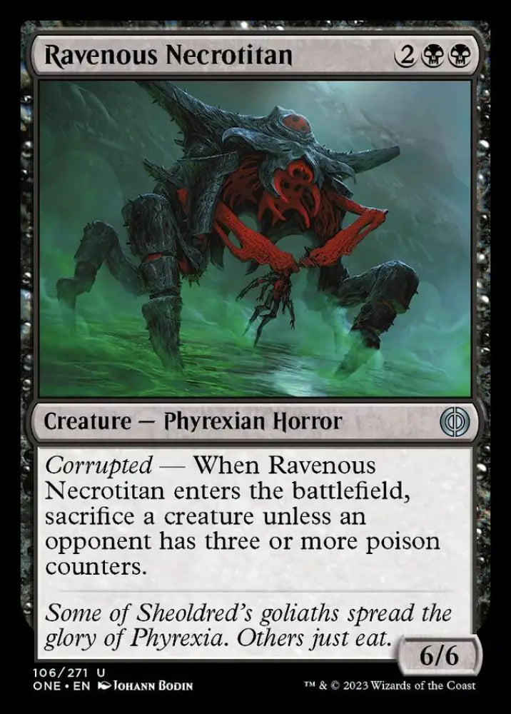 Ravenous Necrotitan [Phyrexia: All Will Be One] - MTG Single