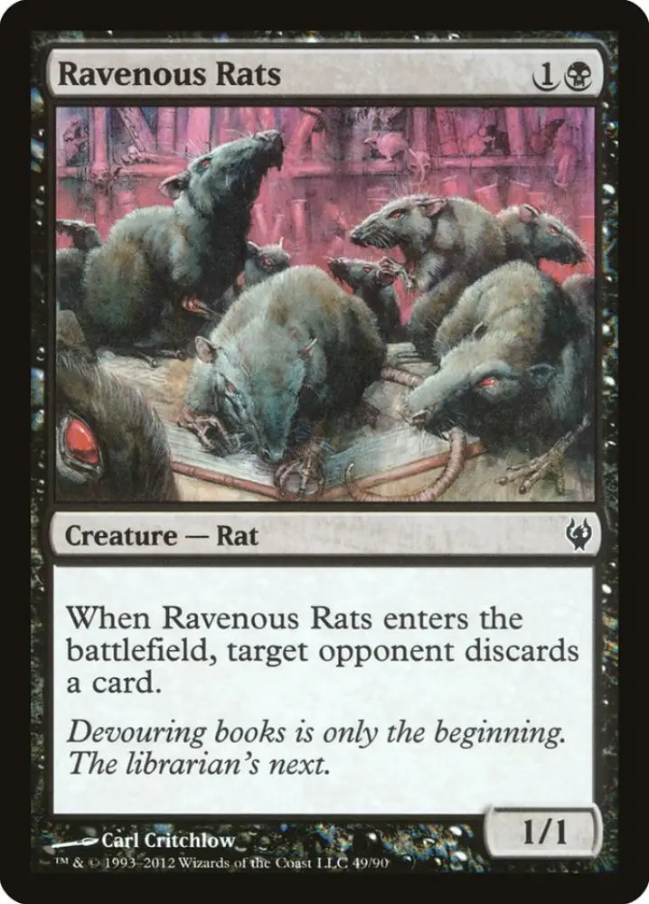 Ravenous Rats [Duel Decks: Izzet vs. Golgari] - MTG Single