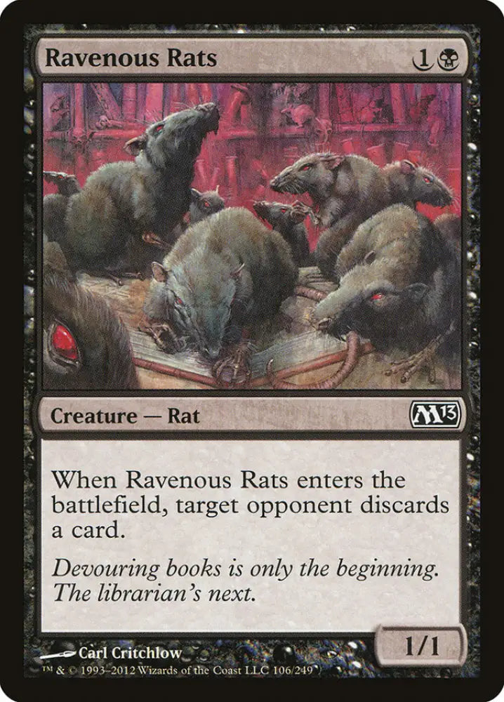 Ravenous Rats [Magic 2013] - MTG Single