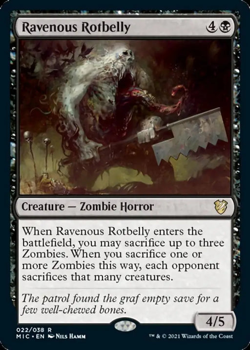 Ravenous Rotbelly [Innistrad: Midnight Hunt Commander] - MTG Single