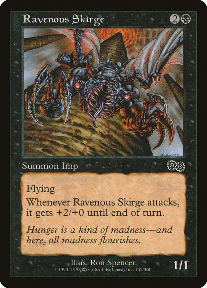 Ravenous Skirge [Urza’s Saga] - MTG Single