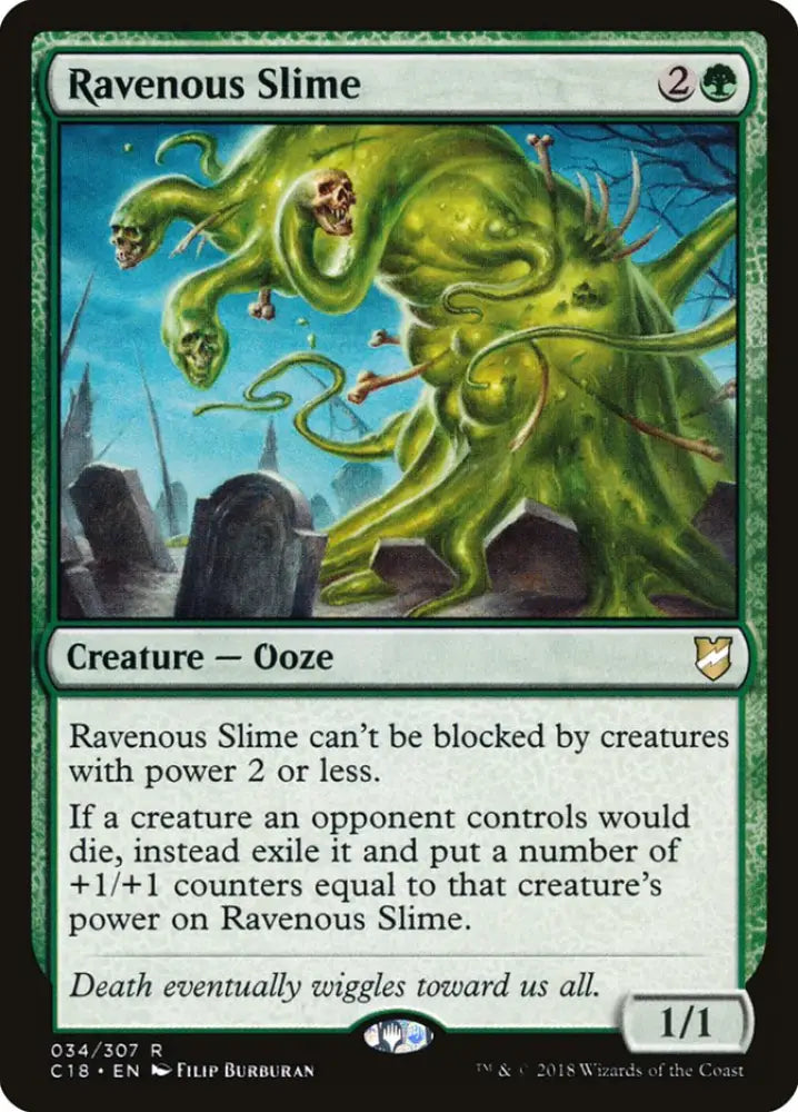 Ravenous Slime [Commander 2018] - MTG Single