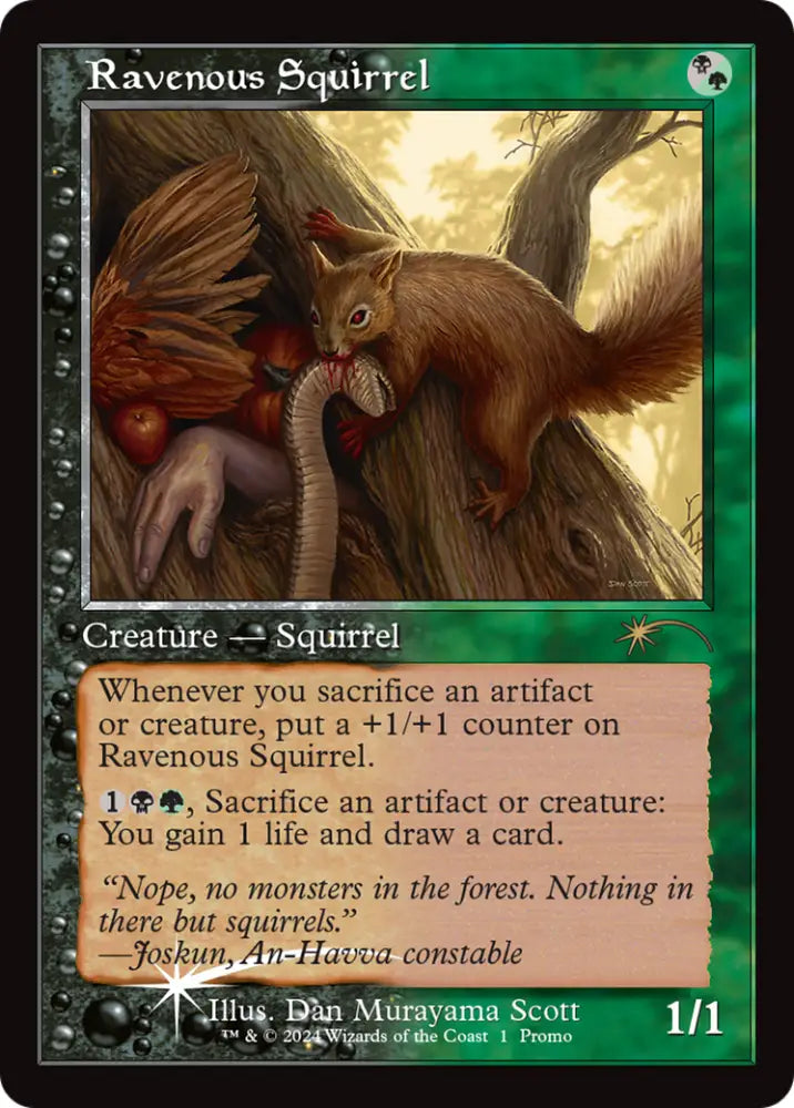 Ravenous Squirrel (Open House) [Wizards Play Network 2024] - MTG Single
