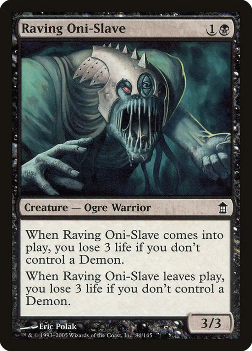 Raving Oni-Slave [Saviors of Kamigawa] - MTG Single