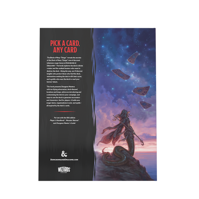 DND RPG The Deck of Many Things Hardcover
