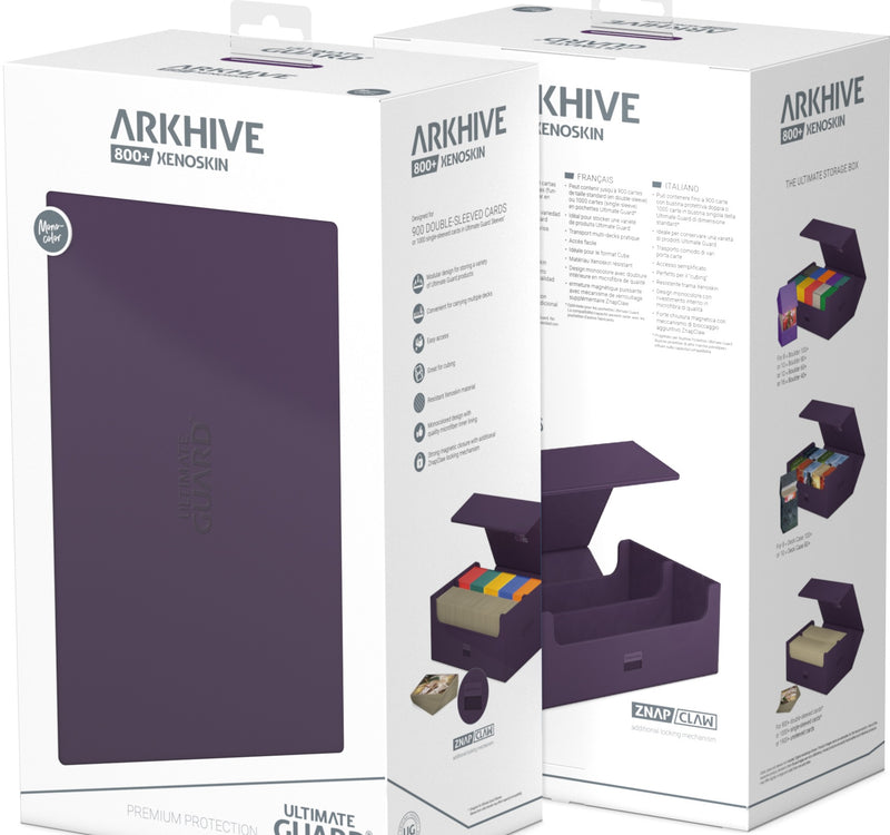 UG Deck Case Arkhive 800+ Monocolor Purple