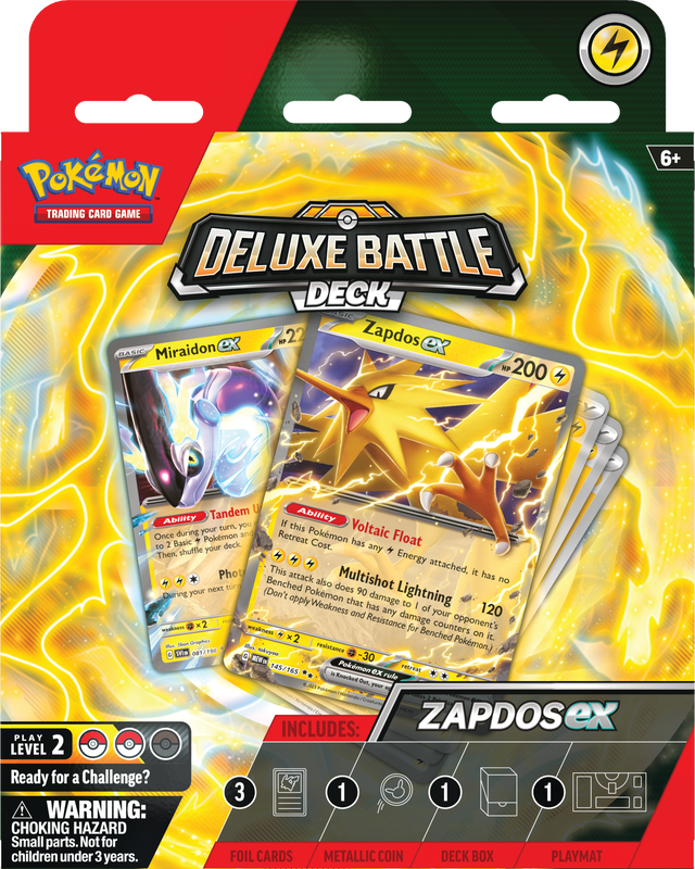 Pokemon Deluxe Battle Deck Zapdos EX