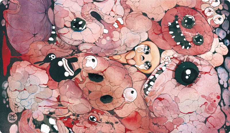 THE BINDING OF ISAAC: FOUR SOULS 2-PLAYER MAT (PREORDER)