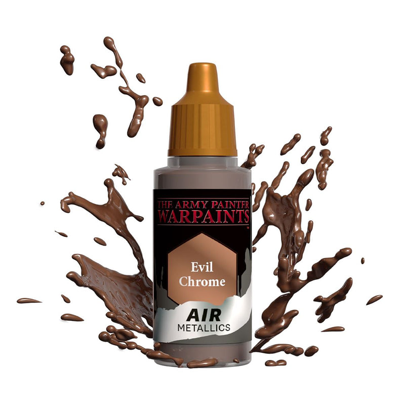 Army Painter - Warpaints Air : Air métallique Chrome maléfique (18ml)