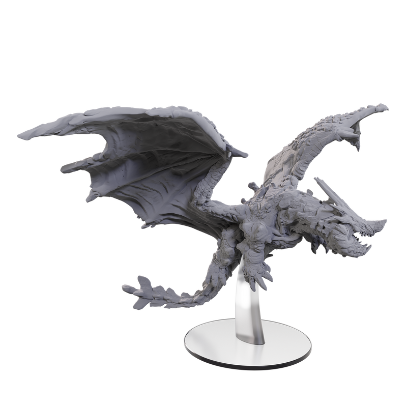 Pathfinder Unpainted Mini Adult Adamantine Dragon